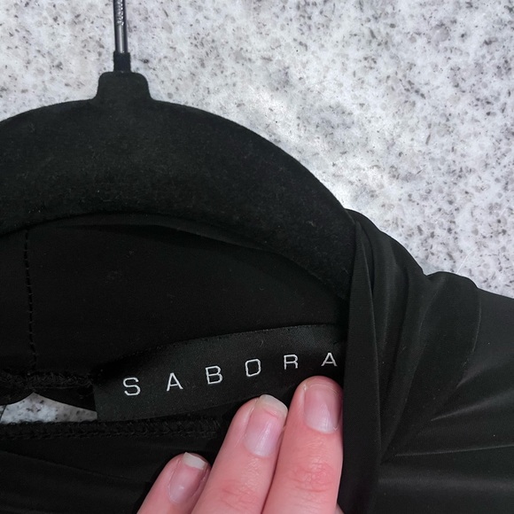 Sabora Classic Black Long Sleeve Dress - Picture 6 of 7